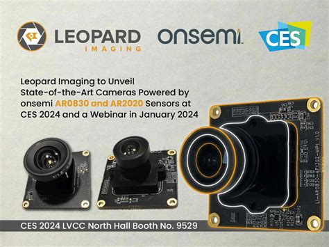 Leopard Imaging to Unveil State-of-the-Art Cameras Powered by onsemi Hyperlux™ LP AR0830 and ...