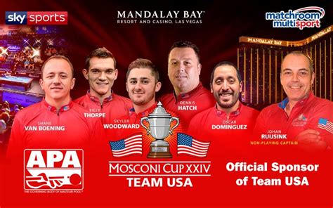 APA Named Official Sponsor of Team USA in Mosconi Cup - American ...