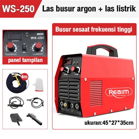 REAIM Mesin Las Inverter MIG-250 IGBT 450 Watt / Mesin las / Mesin ...