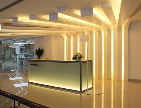 Luxury Glass Reception Desk big size
