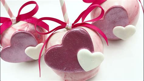 VALENTINE CANDY APPLES - YouTube