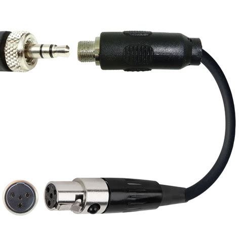 Sennheiser 3.5mm Locking Jack Plug Microphone Adapter / Converter for – Micronic Microphones