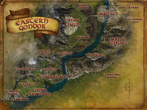 Maps - Lotro-Wiki.com | Middle earth art, Gondor, Middle earth map