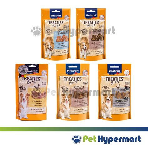 Vitakraft Treaties Bits Treats For Dog 48g-120g (Imported Premium Dog ...