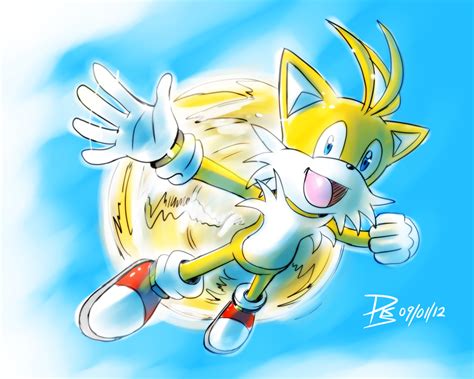 One Hour Sonic 002 - Tails Flying by ElsonWong on DeviantArt