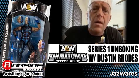 Ringside Collectibles Unboxing: AEW Unmatched 1 Wrestling Figure with Dustin Rhodes - YouTube