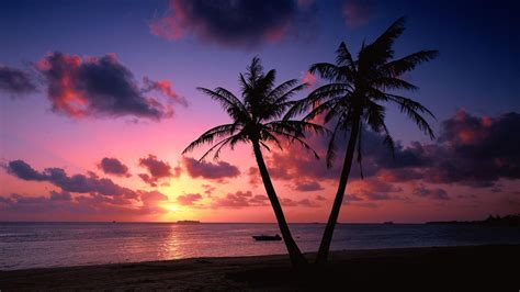 Tropical Beach Sunset Wallpapers - Wallpaper Cave