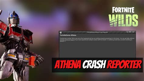 How to FIX Fortnite Athena Crash Reporter Error & all Crashes - YouTube