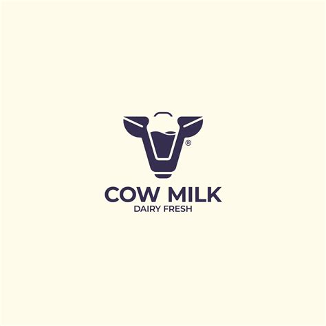 cow milk logo design | Logo design, Milk cow, Cow logo