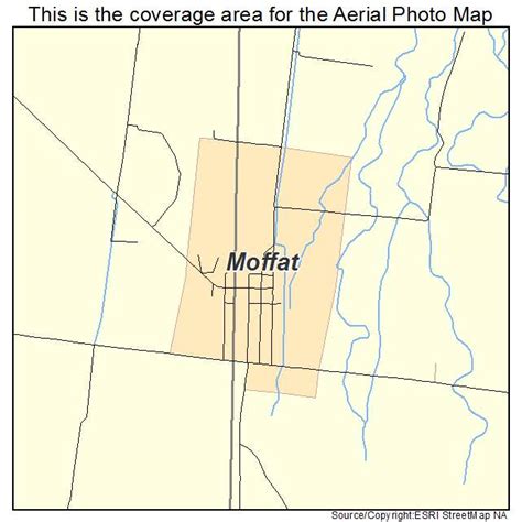 Aerial Photography Map of Moffat, CO Colorado