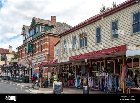 Main Street in Deloraine, Tasmania, Australia Stock Photo - Alamy