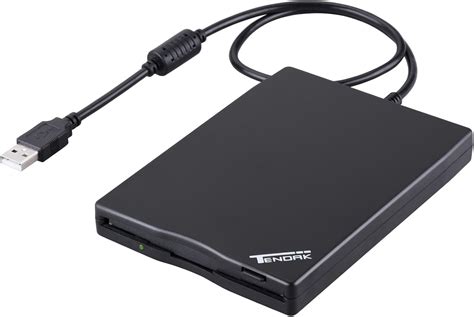 Tendak Floppy Disk Drive 3.5" USB External Portable 1.44MB FDD Diskette ...