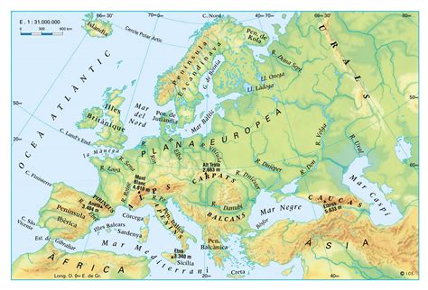 Mapa Fisico Europa Mapa Fisico De Europa Mapa Fisico Mapa De Europa ...