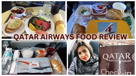 Qatar Airways Menu Economy 2024 - Carla Cosette