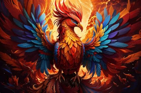 Premium AI Image | The Unique Portrait of the Phoenix Bird in Ancient ...