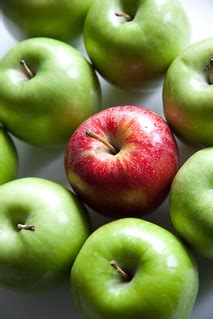 Apples - Stand out | Stand out - Red apple amongst Green Whe… | Flickr