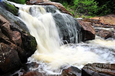 Yellow Dog Falls In Michigan Upper Peninsula Photograph by Terri Gostola