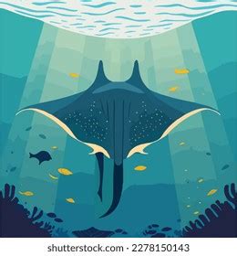 Manta Ray Bay: Over 14 Royalty-Free Licensable Stock Vectors & Vector ...