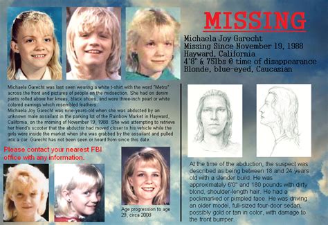 MISSING: Michaela Joy Garecht by Infectious-Rage on deviantART