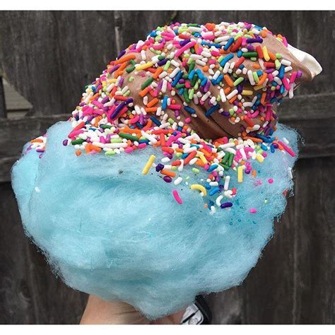 Super duper soft serve 🙌🏼 Credit: @twoweirdoughs #newforkcity | Ice cream candy, Cotton candy ...