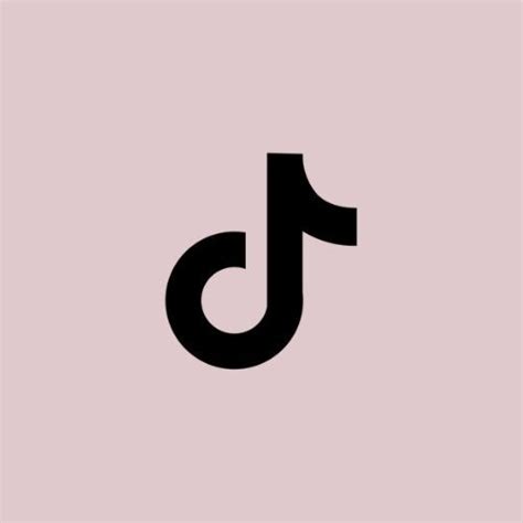 Tiktok Aesthetic Logo : Tik tok logo with shadow on a white background.