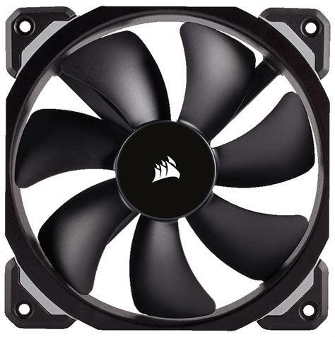 Corsair RWF0016 120mm Pwm Fan grey 9 blades black surround oem no screws | Novatech