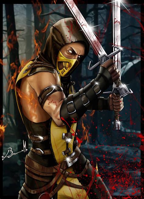 Scorpion Mortal kombat X by Brunomarkes on DeviantArt