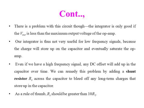 Integrator Circuit Using Op Amp Experiment - Circuit Diagram