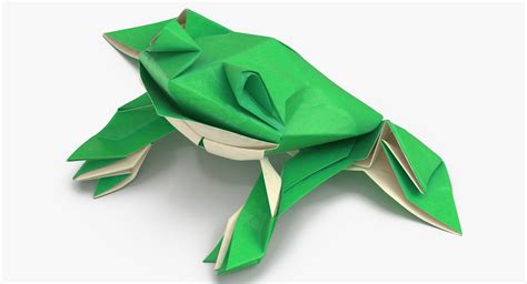 3D frog origami - TurboSquid 1346250