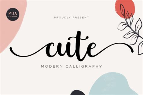 Cute Modern Calligraphy Font - Dafont Free