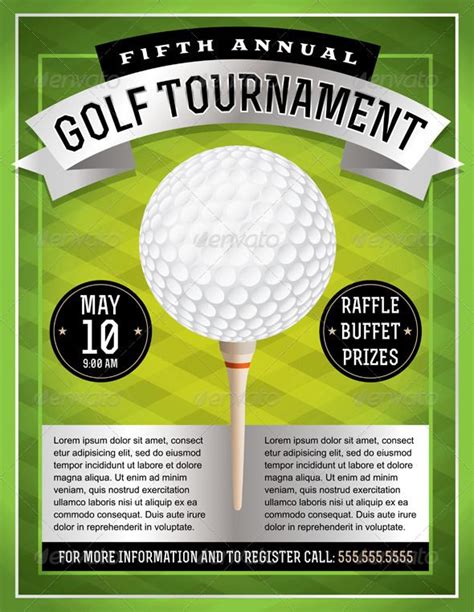 Golf Tournament Email Template