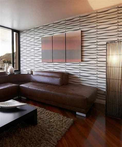 Peel & Stick Plastic Wall Panel - Lava Design. 12 Panels. 32sf | Wall tiles living room, Plastic ...
