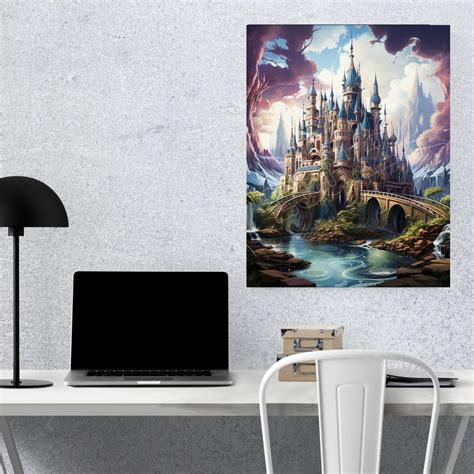 Mystical Castle in a Dreamscape Digital Art Digital Download - Etsy