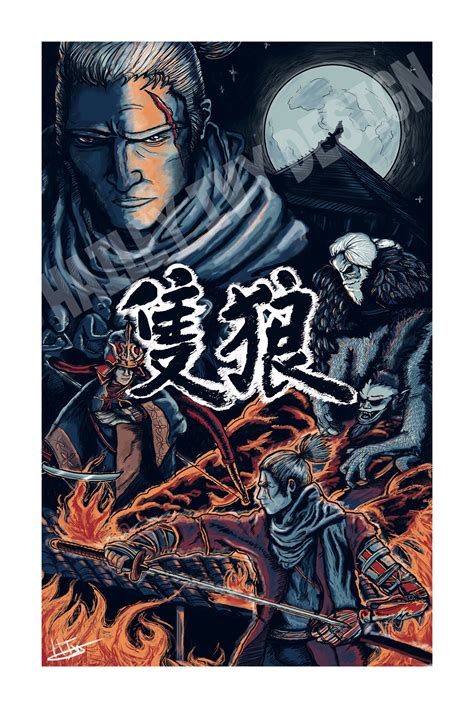 SEKIRO Video Game Print, Poster, Video Game Art, Wall Art, Game Room Decor - Etsy