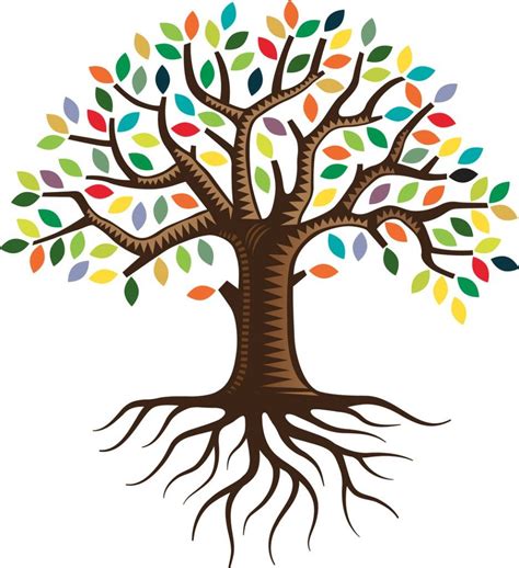 Roots clipart colorful tree, Roots colorful tree Transparent FREE for download on WebStockReview ...