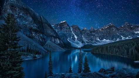 Jungle night sky alpine lakes-Windows 10, HD wallpaper | Peakpx