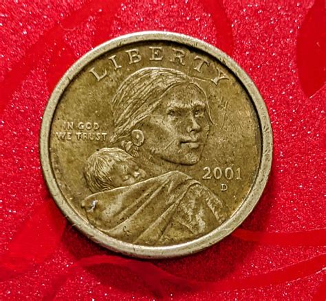 Rare 2001 D Sacagawea 1 Dollar Coin | Etsy