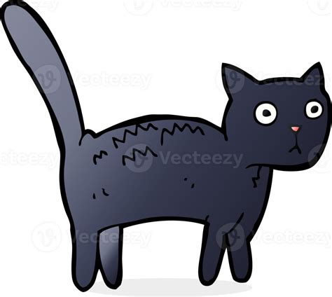 cartoon frightened cat 39942573 PNG