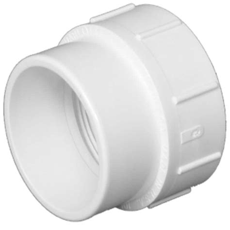 Shop Charlotte Pipe 1-1/2-in Dia PVC Cleanout Adapter Fitting at Lowes.com