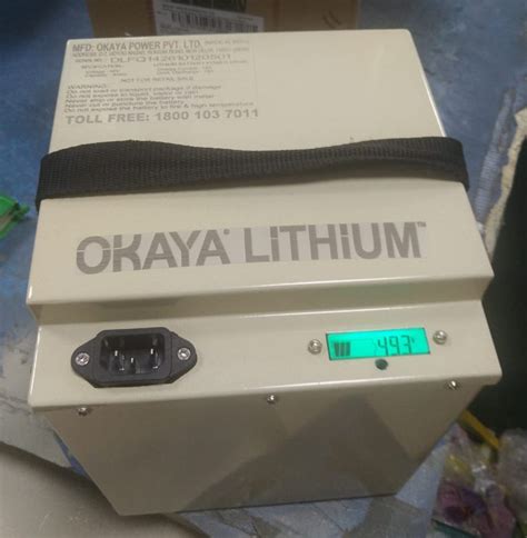 48 V Okaya Lithium E-Bike Battery, Model Name/Number: LFP48030E2 ...