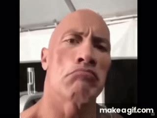 THE ROCK RAISES HIS EYEBROW MEME #shorts on Make a GIF