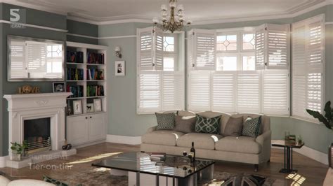 Living Room Plantation Shutters from S:CRAFT - YouTube