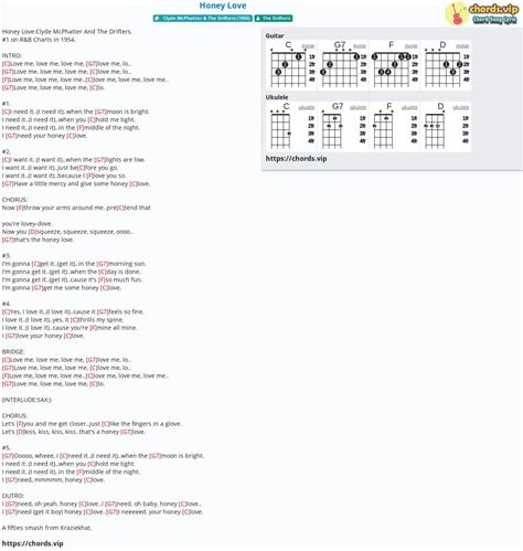 Chord: Honey Love - tab, song lyric, sheet, guitar, ukulele | chords.vip