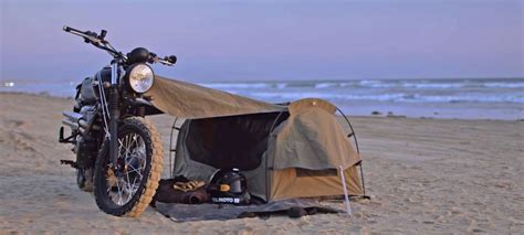 This Incredible Motorcycle Tent Lets You Camp Out Anywhere While Out On The Road