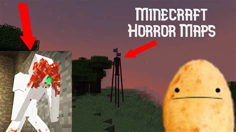 Minecraft Bedrock Horror Maps!!! SUPER SCARY - YouTube