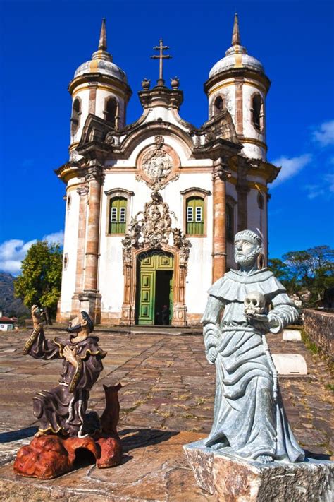 Igreja Sao Francisco De Assis Church of Ouro Preto Brazil Stock Photo - Image of destination ...