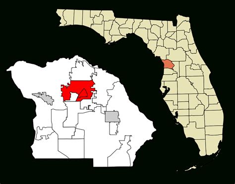 Pine Ridge, Citrus County, Florida - Wikipedia - Lecanto Florida Map | Printable Maps