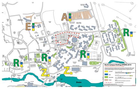 North Campus Parking Spring 2019 | Facilities And Campus Services