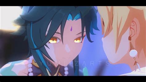 Kiss Game || Ver. XiaoTher / Xiao x Aether || Animation - YouTube