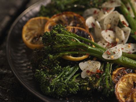 Charred BROCCOLINI® baby broccoli with Lemon and Pickled Garlic - Foodservice by Mann Packing